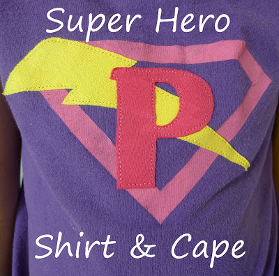 13 - Pieces by Polly - Superhero Shirt and Cape